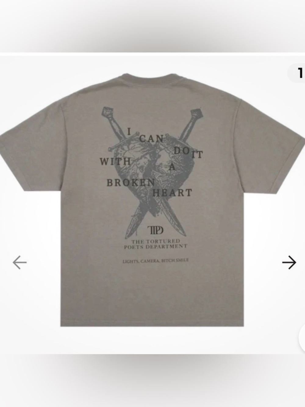 NWT Official Taylor Swift I Can do it with a Broken Heart (multiple sizes)